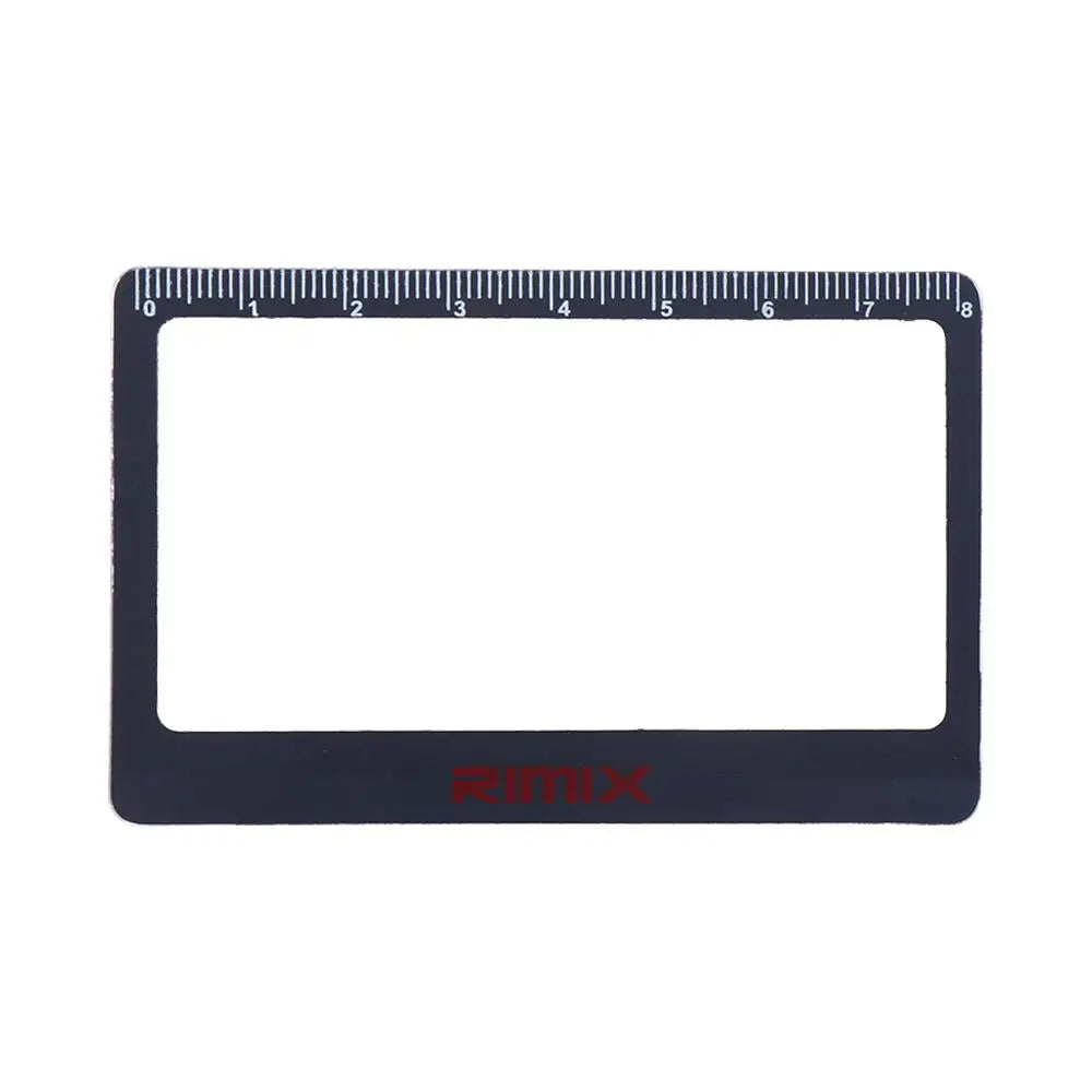 Black magnifying glass on white background