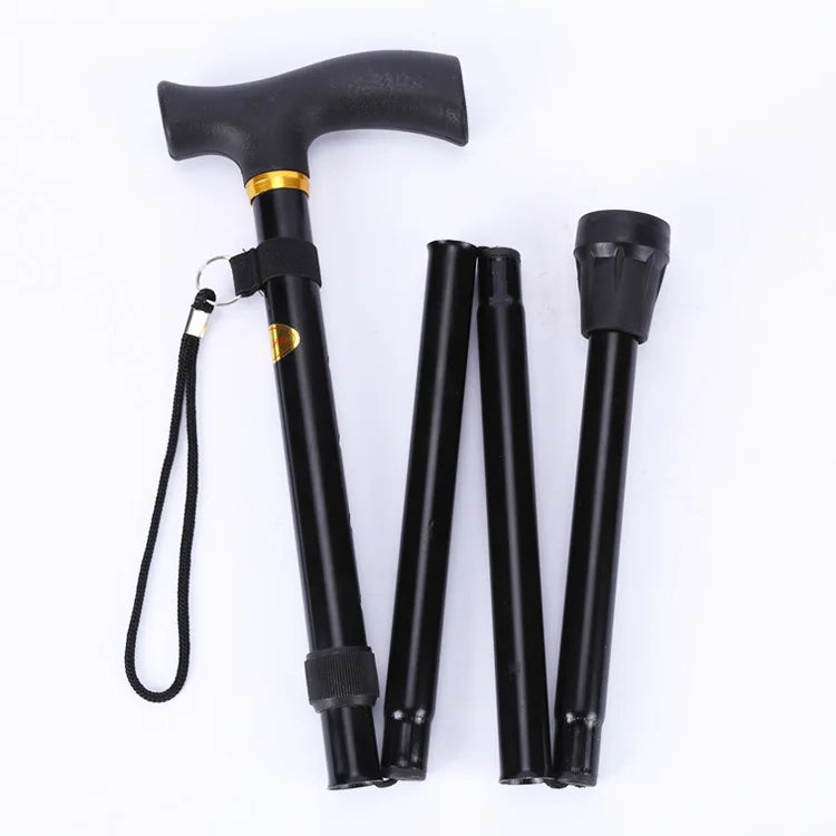 Adjustable Walking Stick Folded