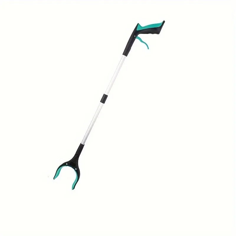 Green small _Foldable_Helping_Hand_Reacher_with_white_background