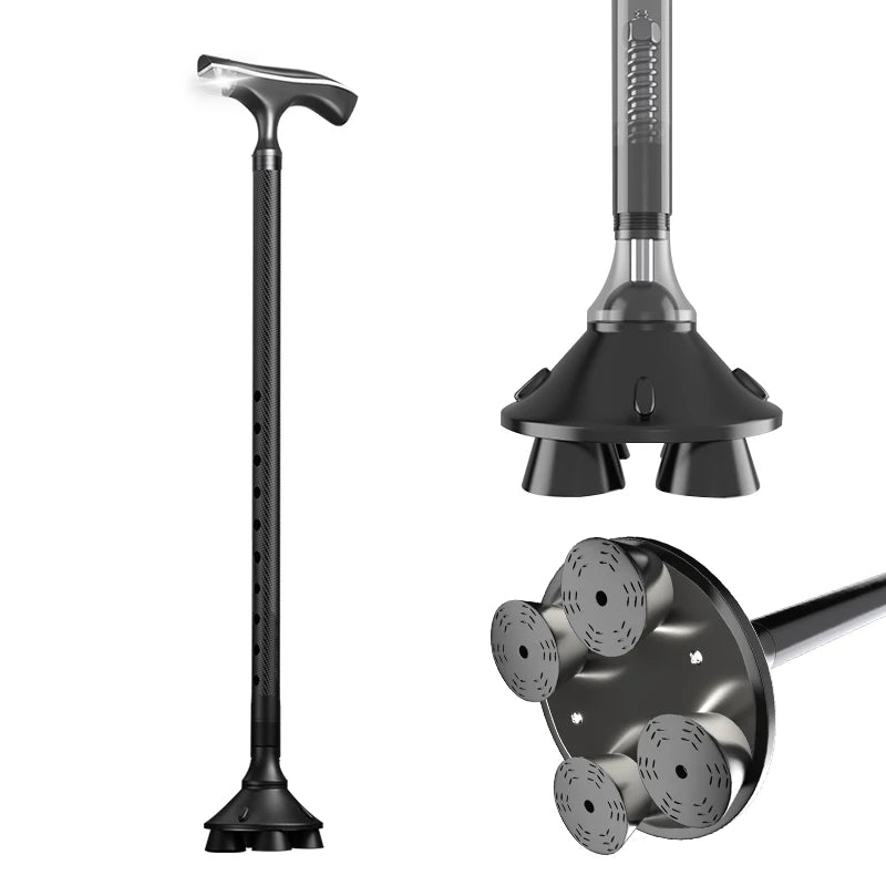 Quad walking stick